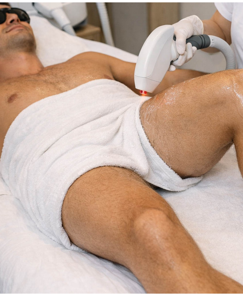 PhotoDépilation cuisses - épilation définitive